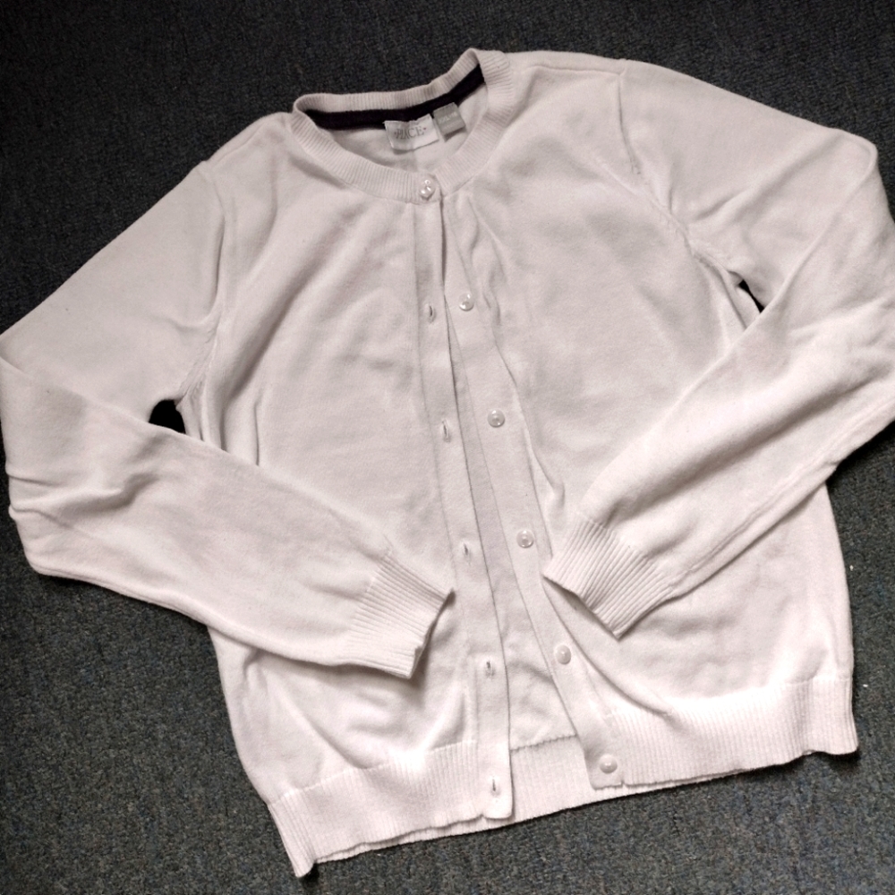 Girls Lightweight button down Sweater